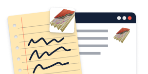 Illustration of browsing items