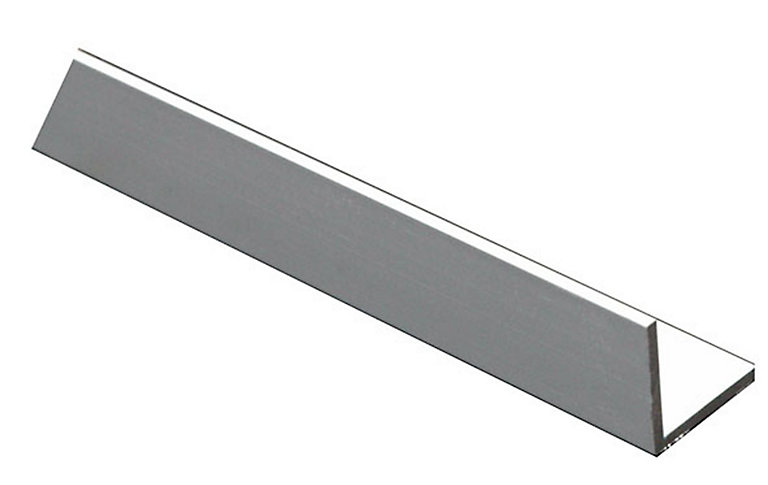 Product image for Anodised Aluminium Equal L-shaped Angle profile, (L)2m (W)30mm