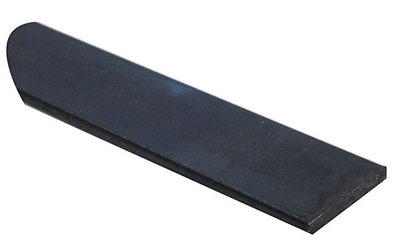 Product image for Black Varnished Hot-rolled steel Flat Bar, (L)1000mm (W)10mm (T)4mm