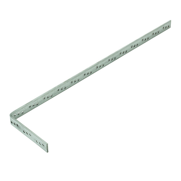 Product image for Expamet Bent Steel Strap, (L)0.8m (W)27.5mm (T)4.6mm