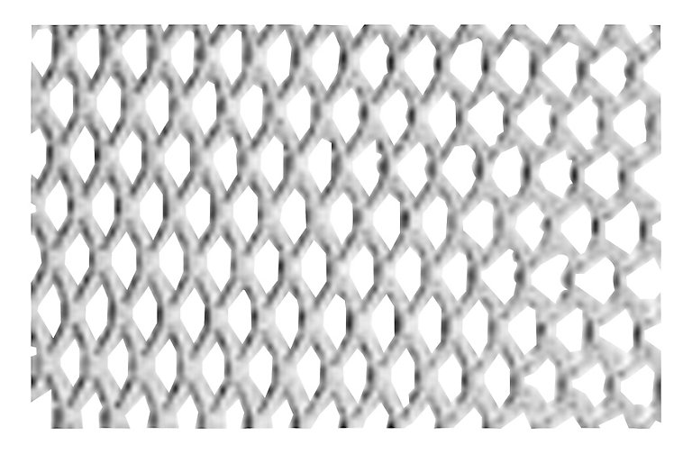 Product image for Silver effect Aluminium Perforated Sheet, (H)1000mm (W)500mm (T)0.8mm 230g