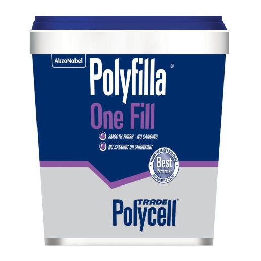 Image of Polycell Trade Polyfilla One Fill 1ltr