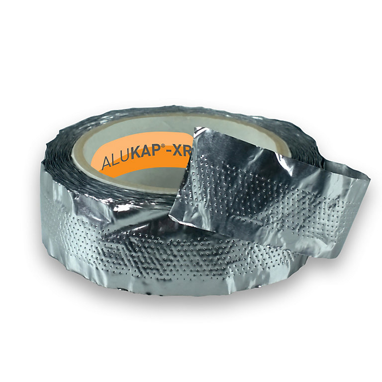 Product image for ALUKAP-XR Aluminium Silver effect Anti-dust Tape (L)10m (W)55mm