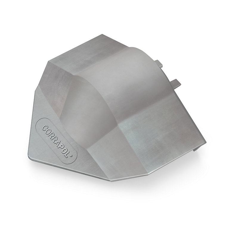 Product image for Corrapol Mill Aluminium Ridge capping (L)0.1mm (W)160mm