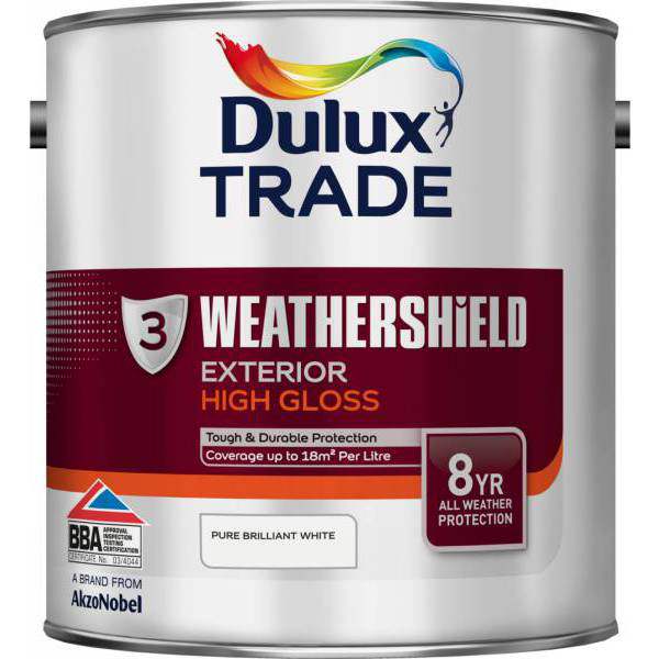 Product image for Dulux Trade Weathershield Exterior High Gloss Extra Deep Base 1ltr