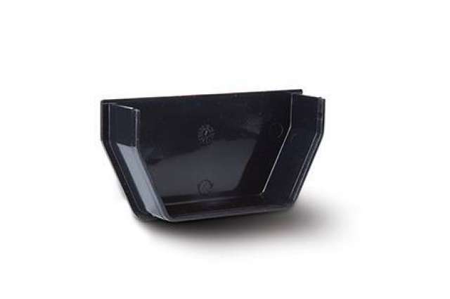 Product image for Square Internal Stop End Black 112mm