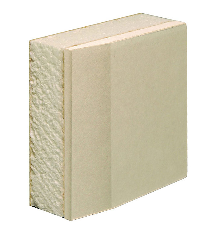 Image of Gyproc Thermaline Tapered edge 22mm Plasterboard, (L)2.4m (W)1.2m
