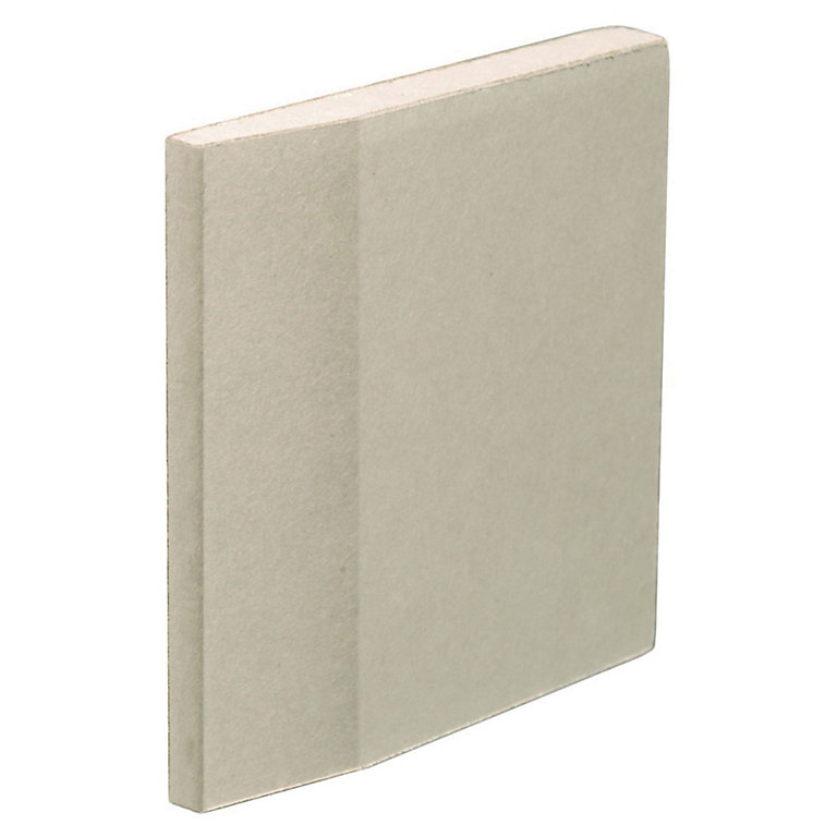 Product image for Gyproc Standard Tapered edge 9.5mm Plasterboard, (L)1.8m (W)0.9m