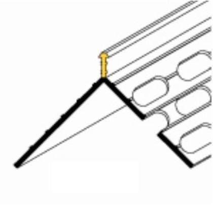 Product image for Plastic Wide Angle Bead 3000mm X 10mm (pack Of 34)
