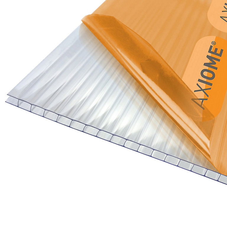 Product image for Axiome Thermoplastic resin Twinwall roofing sheet (L)2m (W)690mm (T)4mm