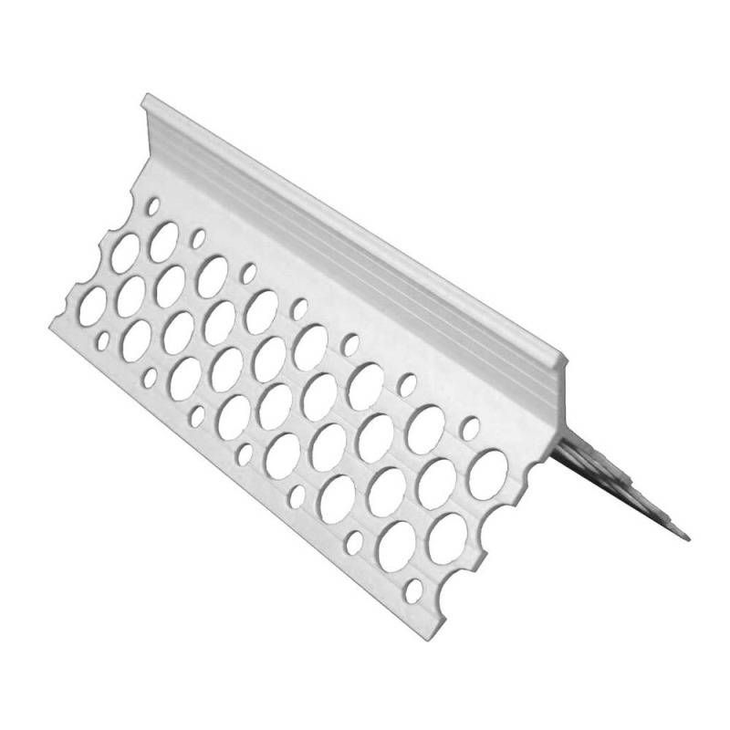 Product image for Plastic Angle Bead 3000mm X 2mm Skim (pack Of 34)