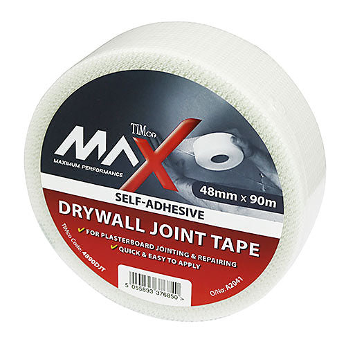 Product image for TIMCO Drywall Joint Tape - 90m x 48mm