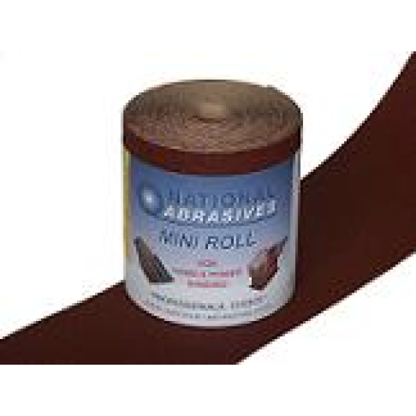 Product image for Buildbase Red A/ox S/paper 5mtr X 115mm P120