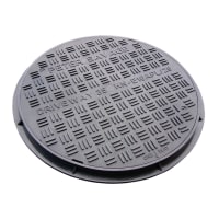 Image of 450mm Round PPIC Manhole Cover & Frame A15 Polypropylene