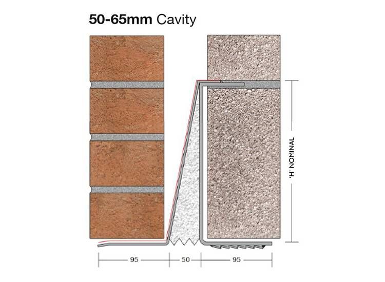 Product image for Birtley Extra Heavy Duty Cavity Wall Lintel HDX50 750mm