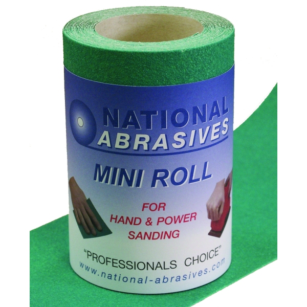 Image of Buildbase Green A/ox S/paper 5mtr X 115mm P80