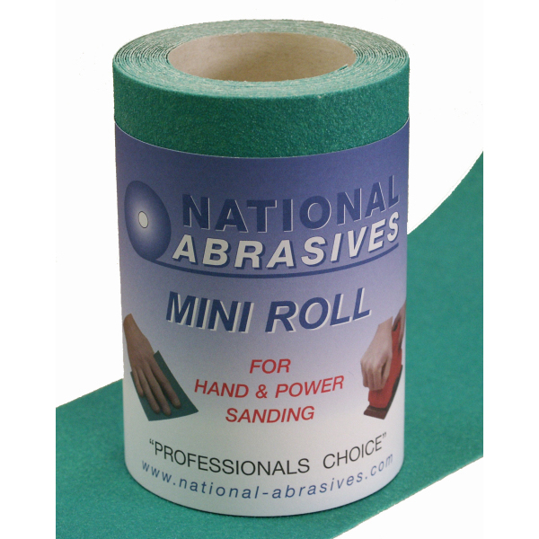 Product image for Buildbase Green A/ox S/paper 5mtr X115mm P120
