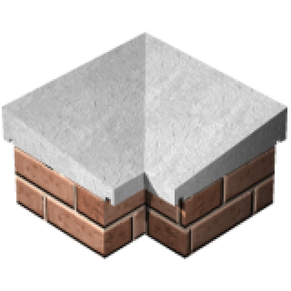 Product image for Supreme 355mm Once Weathered Coping Int.corner