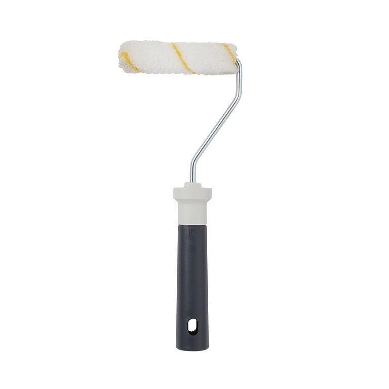 Product image for GoodHome 4" Short pile Fixed Roller frame & sleeve, 2 piece