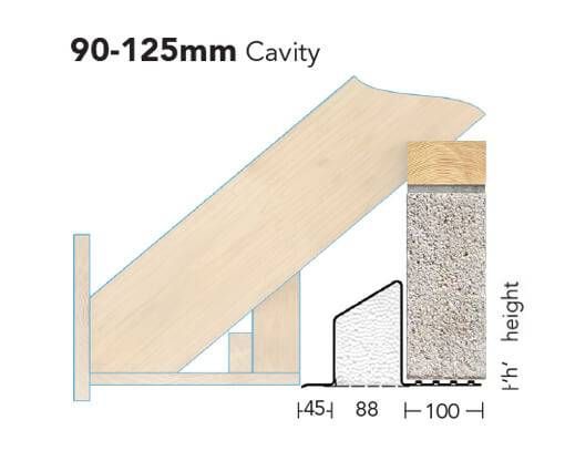 Product image for IG Standard Duty Steel Eaves Lintel L1/E100 900mm