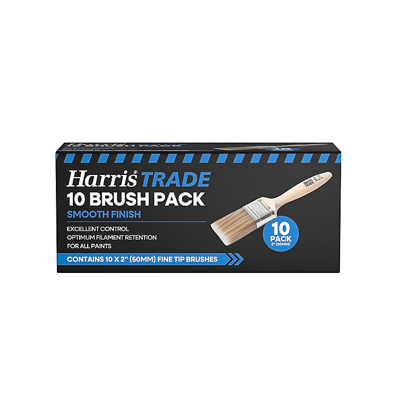 Product image for Harris Trade 2" Fine tip Paint brush, Pack of 10