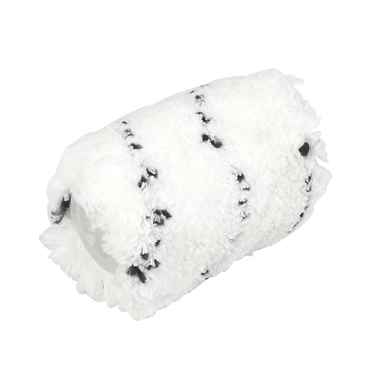 Product image for GoodHome 4" Extra long Pile Microfibre Roller sleeve, Pack of 2