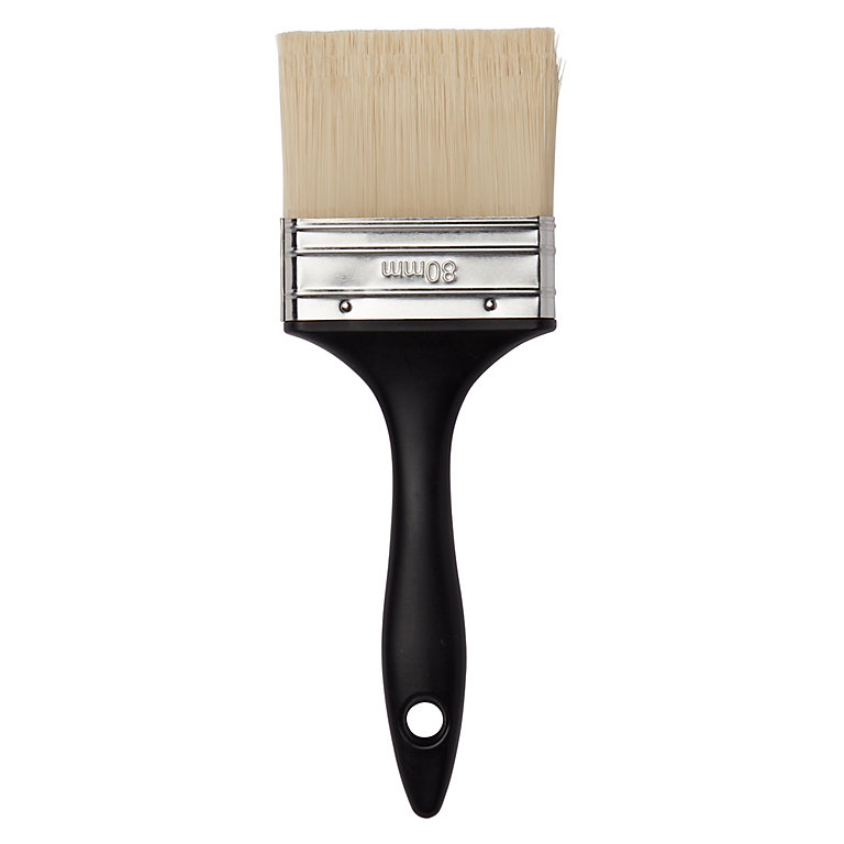 Product image for 3" Flagged tip Flat paint brush