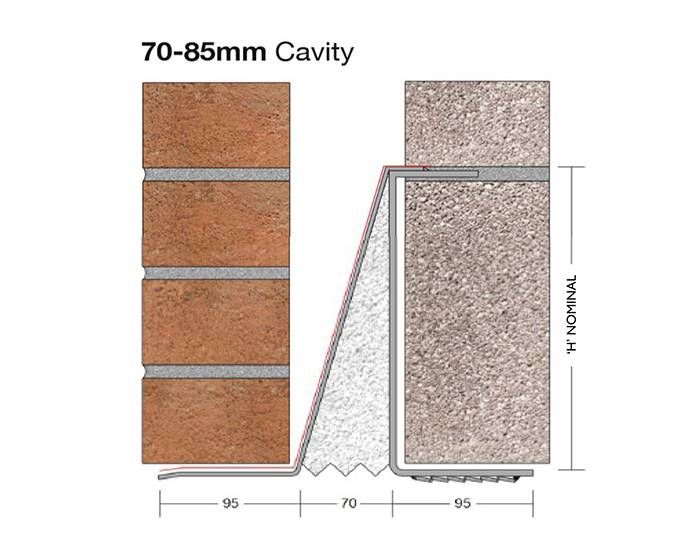 Product image for Birtley Extra Heavy Duty Cavity Wall Lintel HDX70 750mm