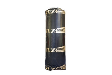 Product image for Tlx Gold Thin Foil Roof Insulation 12M2 Roll (Roll Size 1.2M X 10M) Bba Approved
