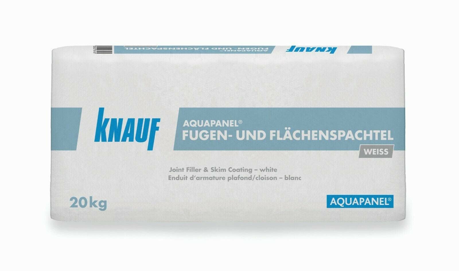 Product image for Knauf Aquapanel Joint Filler And Skim Coat White 20kg