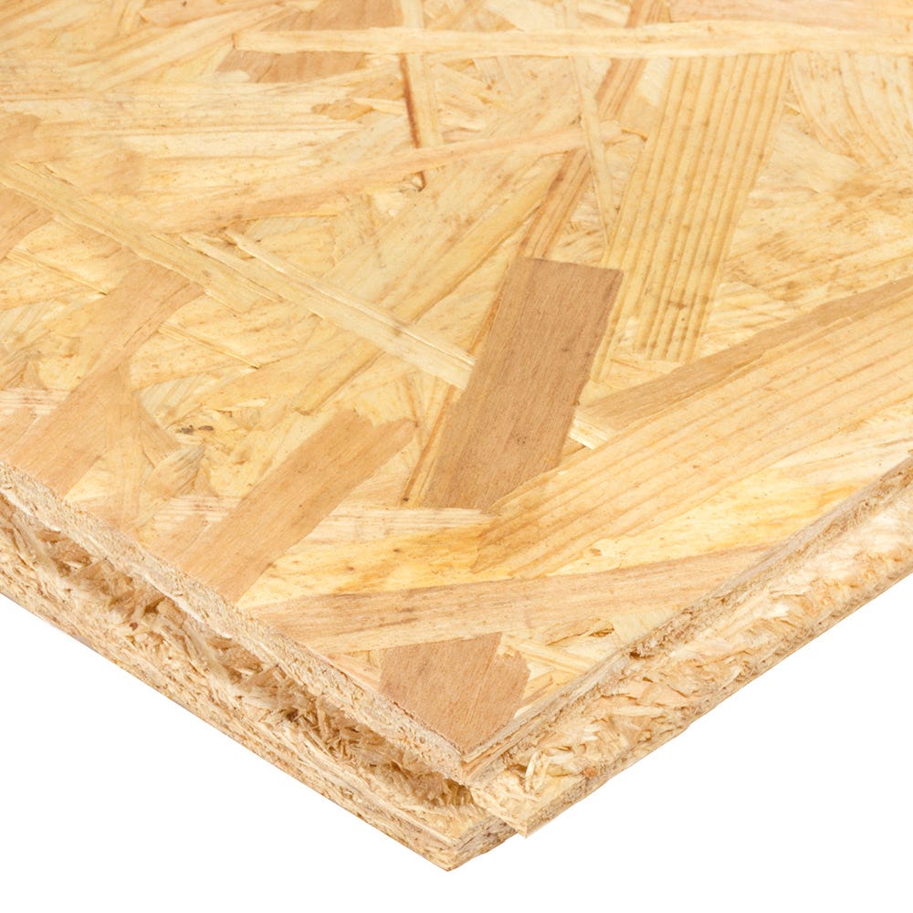Image of 18mm OSB 3 Tongue & Groove Flooring Board 2400mm x 590mm (8' x 2')