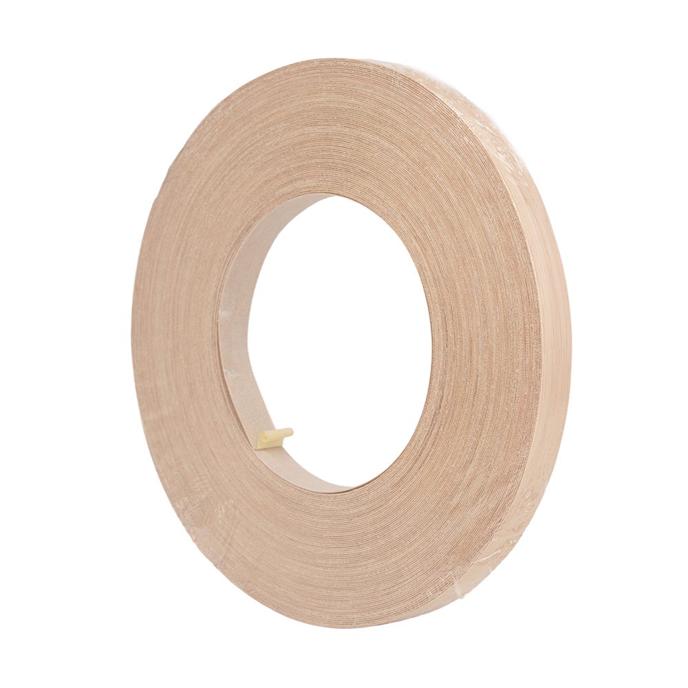 Product image for 22mm White Oak Iron On Edging Tape 50m
