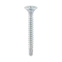 Product image for TIMco Self Drill Drywall Screws 3.5 Gauge 38mm Bright Zinc Plated Box of 1000