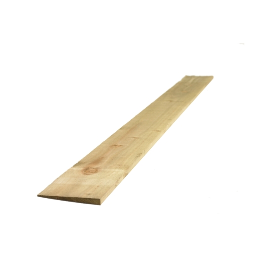 Product image for Treated Feather Edge Board Green 22 x 125 x 1800mm