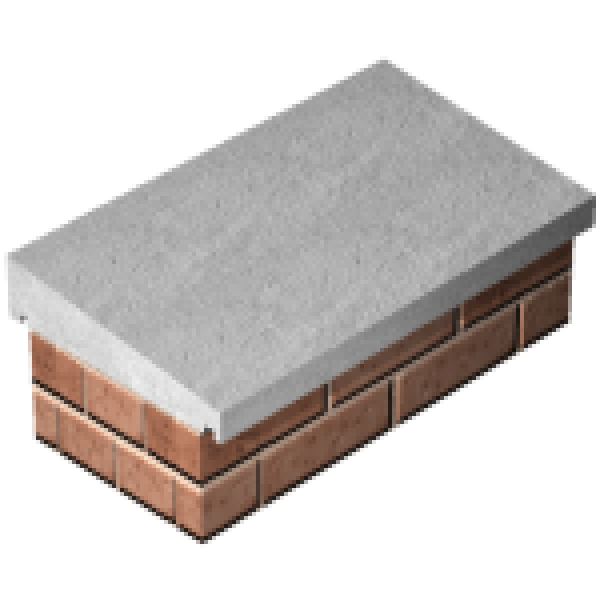 Product image for Supreme 230x610mm Twice Weathered Copings No Drip