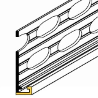 Product image for Plastic Stop Probead 3000mm X 10mm (pack Of 34)