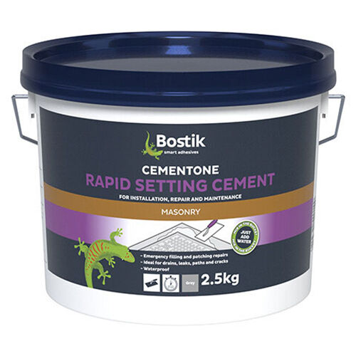 Product image for Bostik Cementone Rapid Setting Cement 2.5kg
