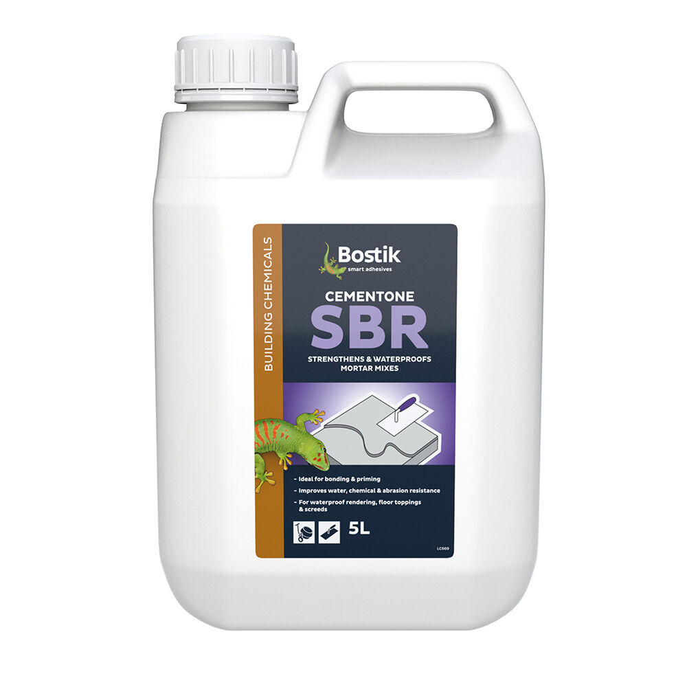 Image of Bostik Cementone SBR Strengthens & Waterproofs Mortar Mixes 5ltr