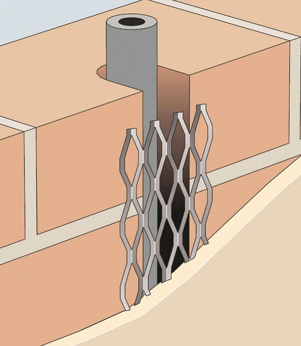 Product image for Expanded Metal Lath Coil Mesh Galvanised 178mm x 20mtr