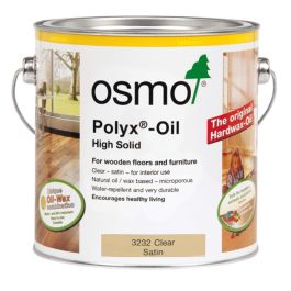 Product image for Osmo Polyx Hard Wax Oil Rapid Satin Clear 2.5ltr