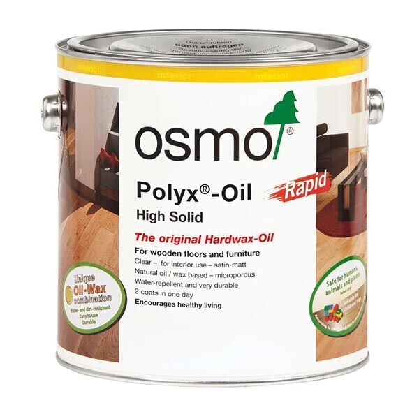 Product image for Osmo Polyx Hard Wax Oil Rapid Matt Clear 750ml