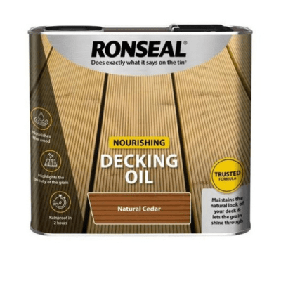 Image of Ronseal Decking Oil Natural Cedar 2.5ltr