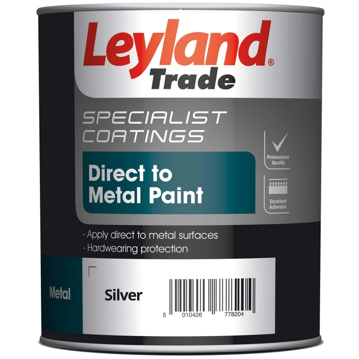 Product image for Leyland Smooth Metal Paint Silver 750ml