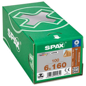 Image of Spax Wirox Construction Screws 6 x 160mm Pack of 100
