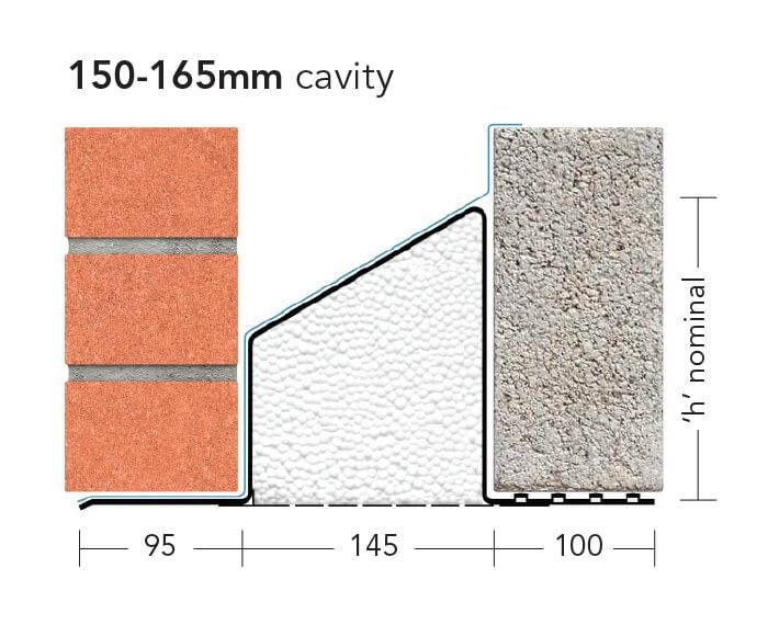 Product image for IG Standard Duty Cavity Wall Lintel L1/S 150 3600mm