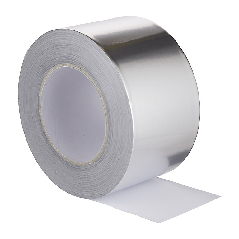 Product image for Diall Silver Gas Tape (L)50m (W)75mm