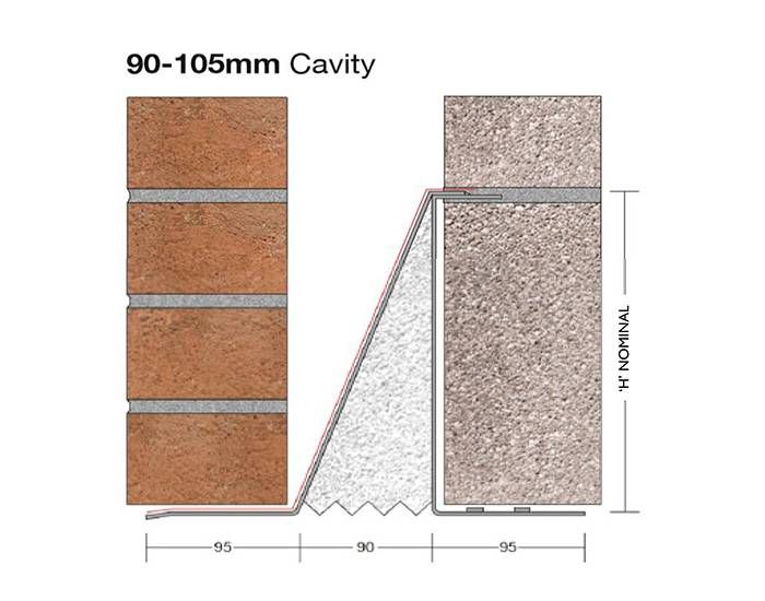 Product image for Birtley Standard Duty Cavity Wall Lintel HS90 1200mm