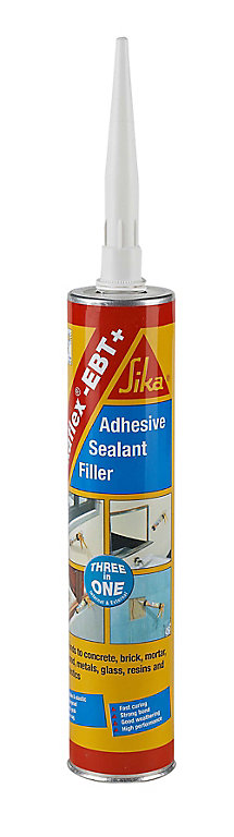 Image of Sika SikaFlex EBT+ White General-purpose Adhesive, sealant & filler, 310ml