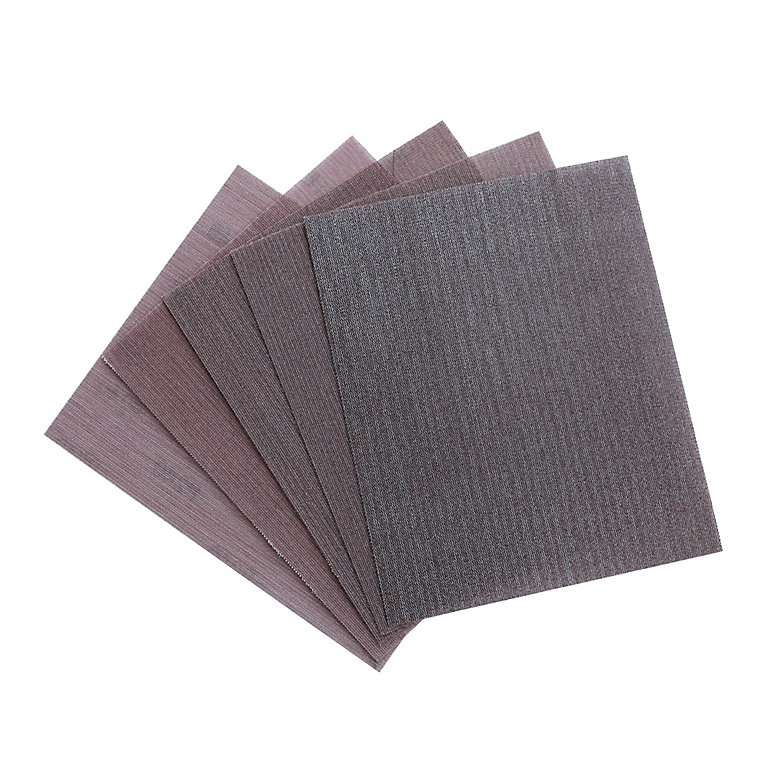 Product image for Erbauer Semi-friable aluminium oxide Assorted Hand sanding sheets, Set