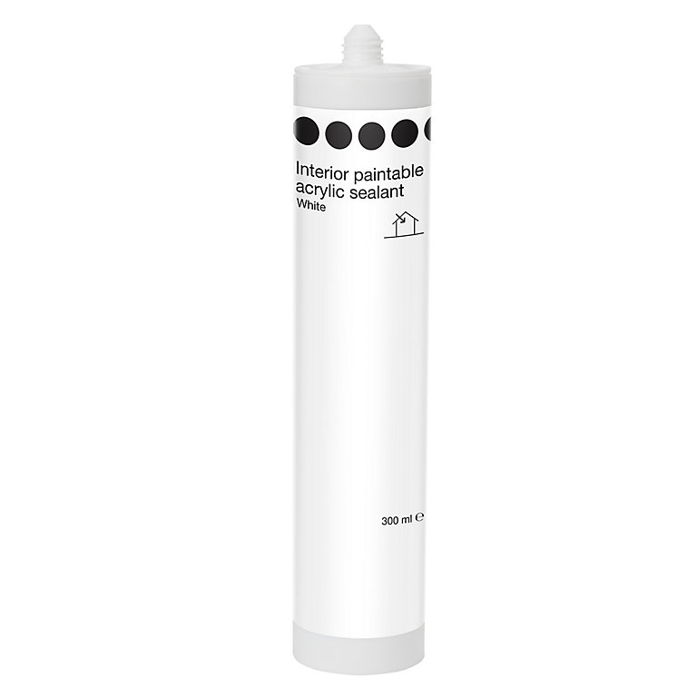 Product image for White Acrylic-based General-purpose Sealant, 300ml